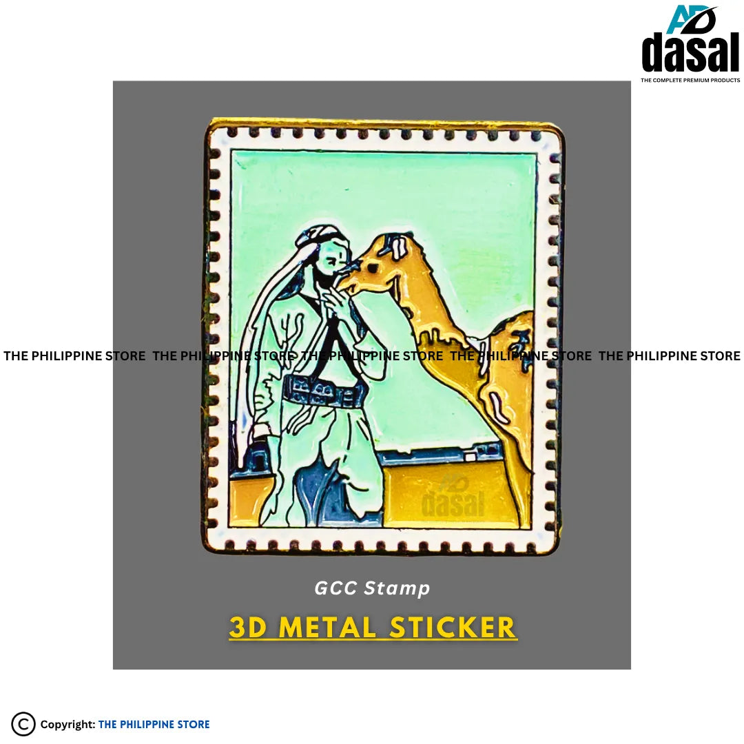 3D Metal Sticker- Gcc Stamp