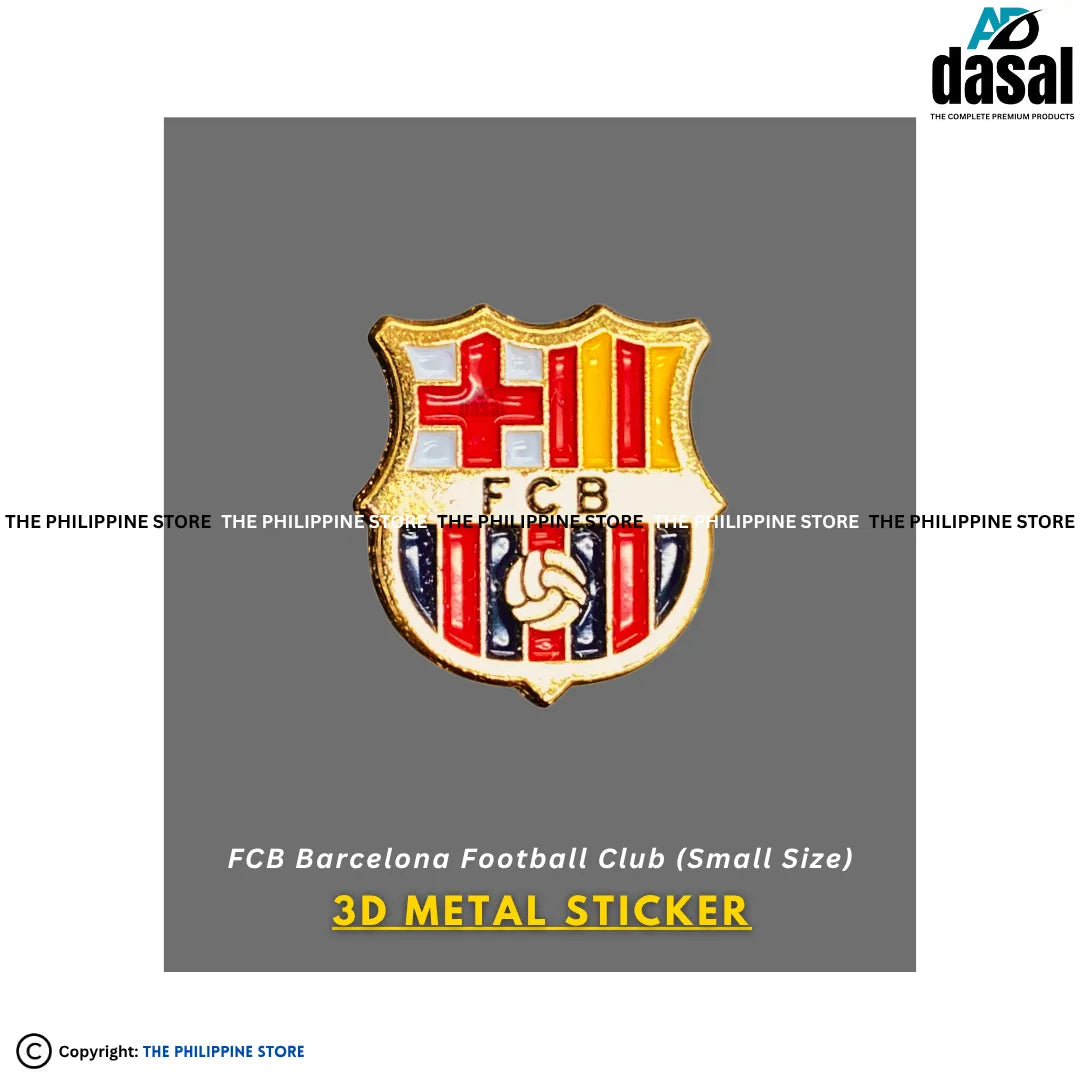 3D Metal Sticker- Fcb Barcelona Football Club (Small Size)