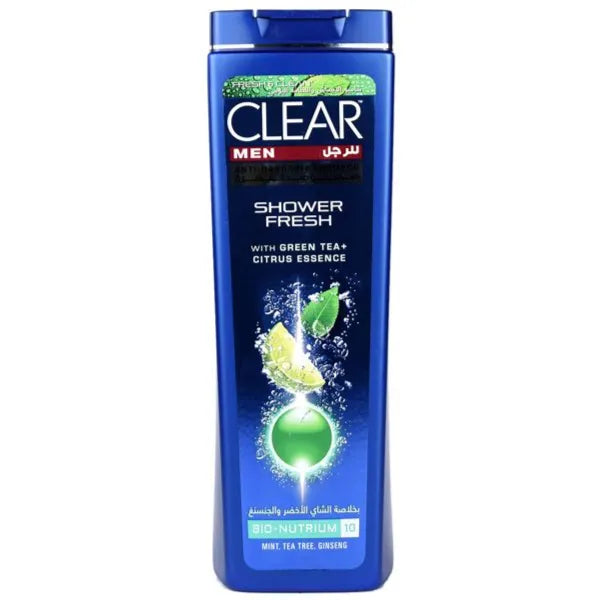 Clear Shower Fresh Anti-Dandruff Shampoo For Men, 400ml