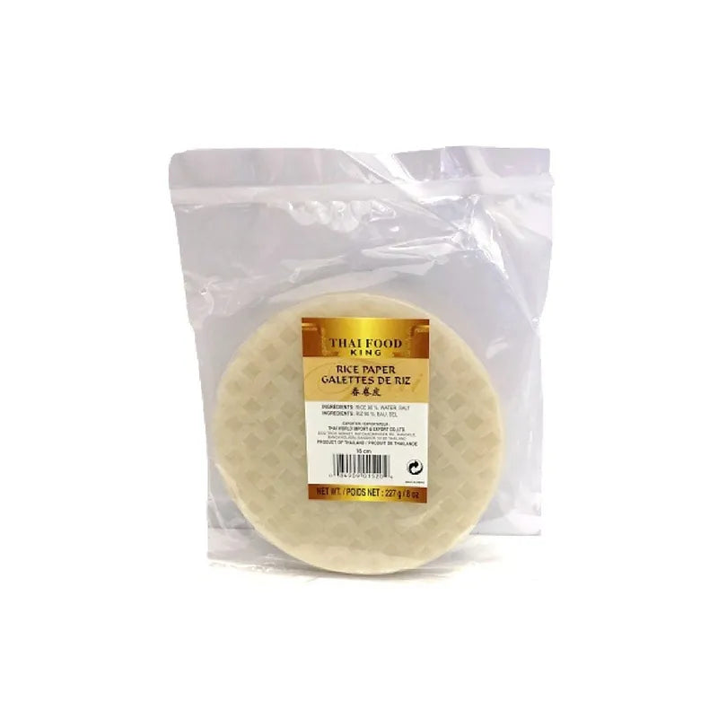 Thai Food King Rice Paper Round 16 Cm 8 Oz.