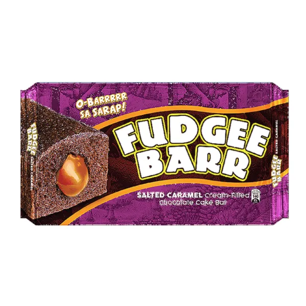 Fudgee Barr Salted Caramel Cream-filled Cake Bar, 10x38g