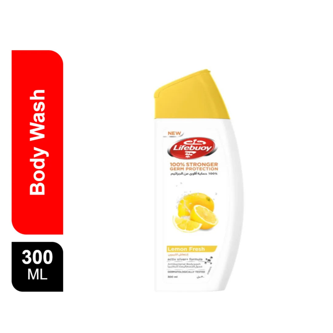 Lifebuoy Lemon Fresh Antibacterial Body Wash 300 Ml