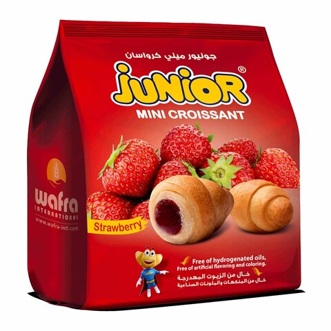 JUNIOR MINI CROISSANT STRAWBERRY CREAM 32 GM