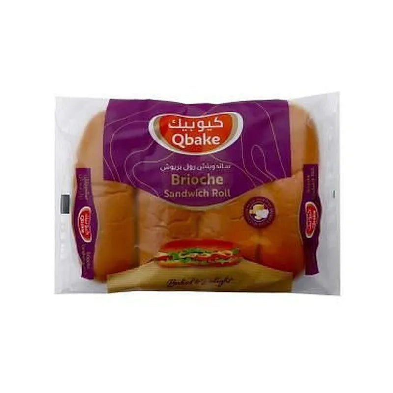 Qbake Brioche Roll 300G