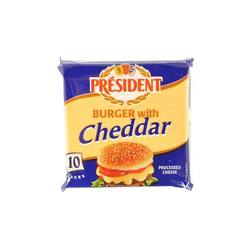President Burger With Cheddar, 200g