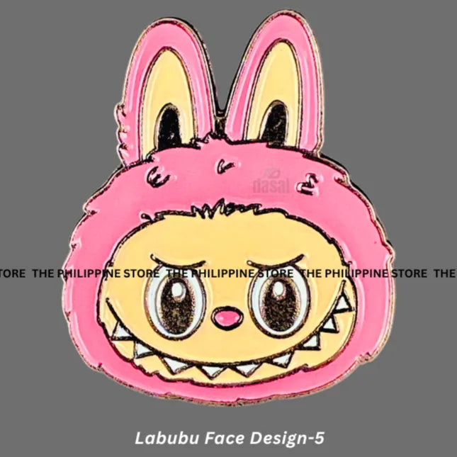 3D Metal Sticker- Labubu Face Design-5