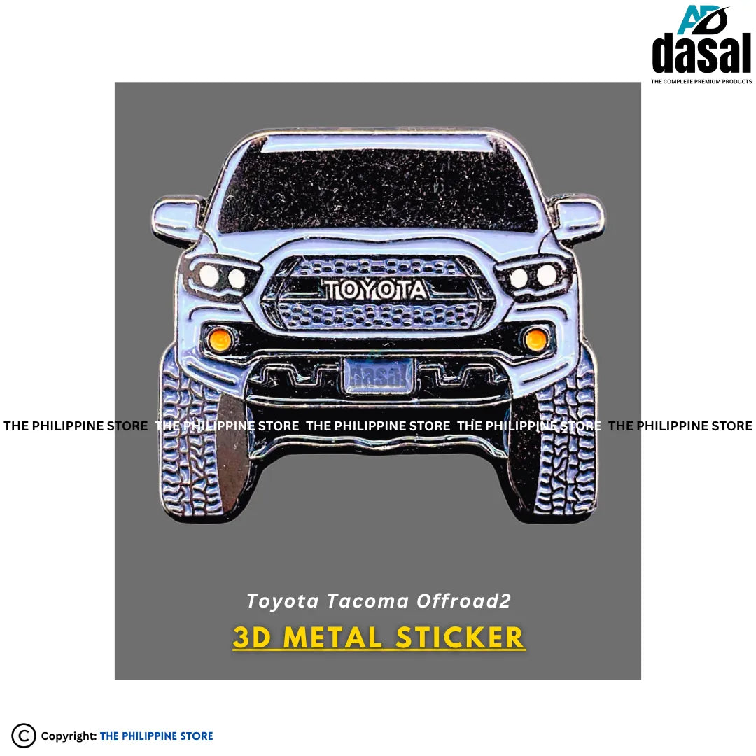 3D Metal Sticker- Toyota Tacoma