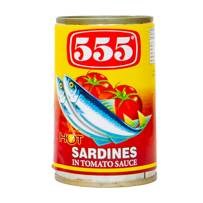 555 SARDINES TOMATO SAUCE 155GM