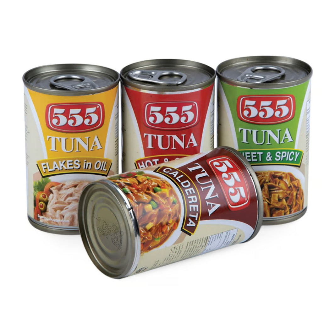 555 TUNA ASSORTED 155GM X 3 PCS