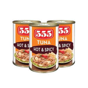 555 TUNA HOT & SPICY 155GM X 3 PCS