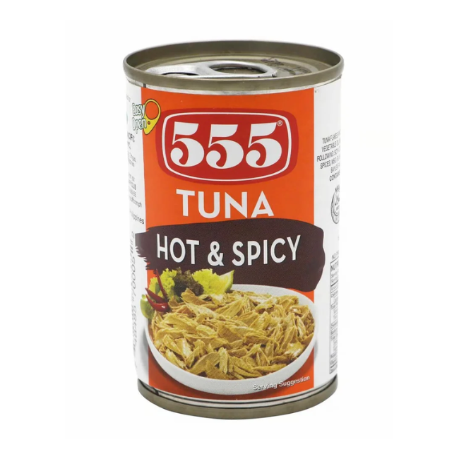 555 TUNA HOT & SPICY 155 GM