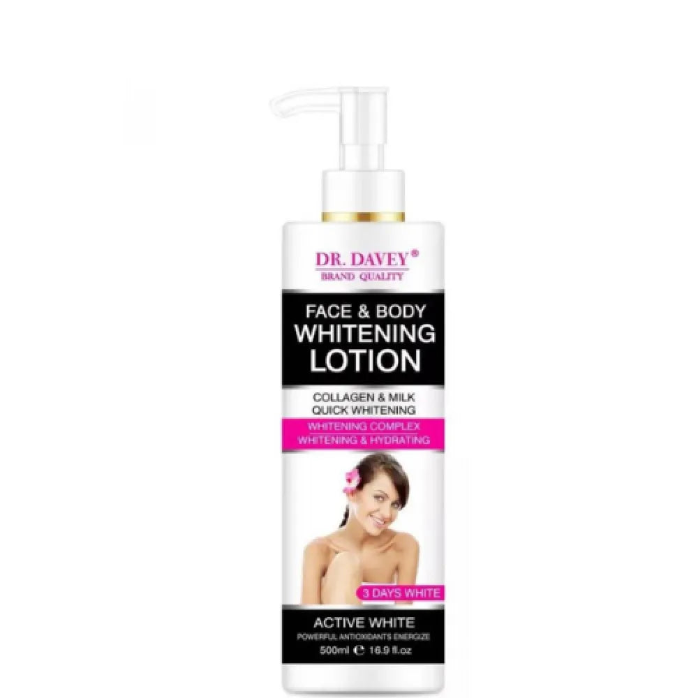 Dr. Darvy Whitening Lotion For Face And Body 500ml - Karaza