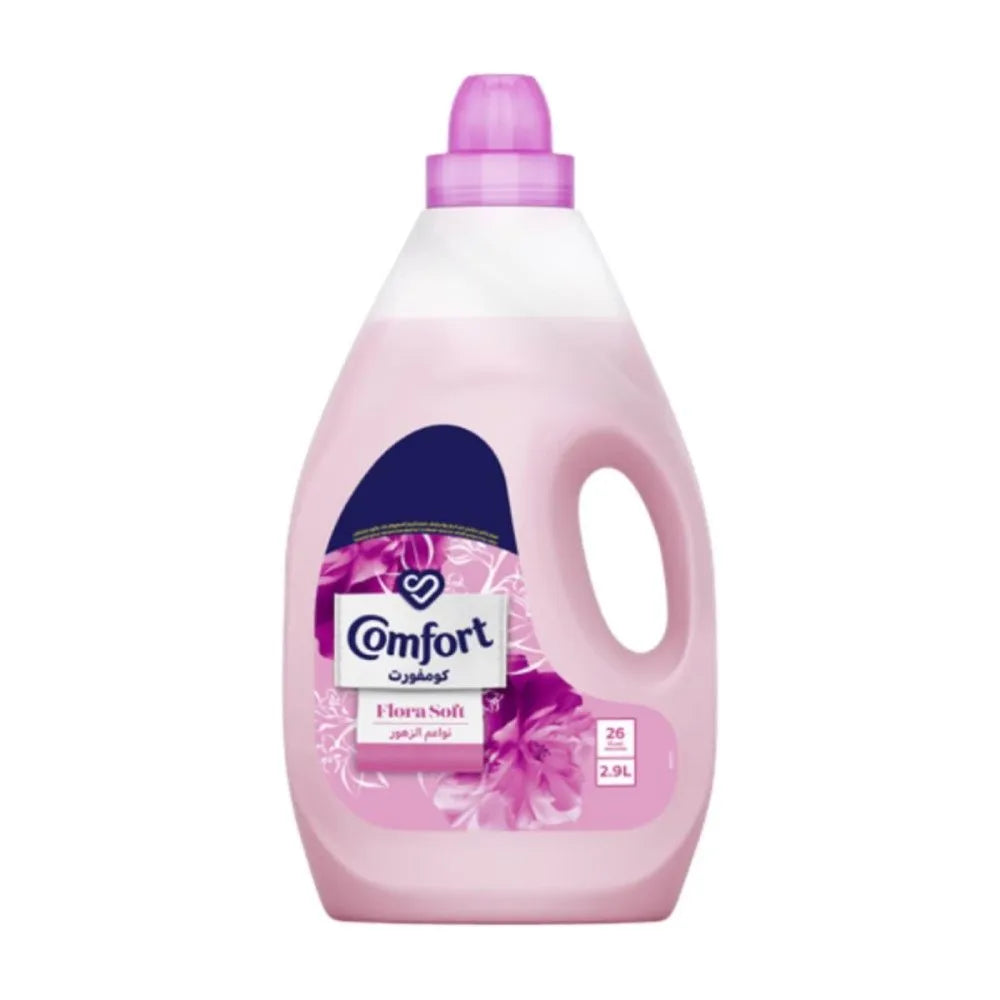 Comfort Flora Soft Pink Fabric Softener, 2.9L