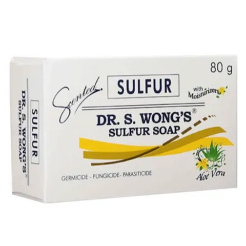Dr. S. Wong's Sulphur Soap With Moisturizer, 80g