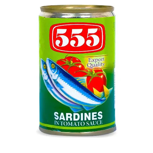 555 Sardine In Tomato Sauce Regular 155 G
