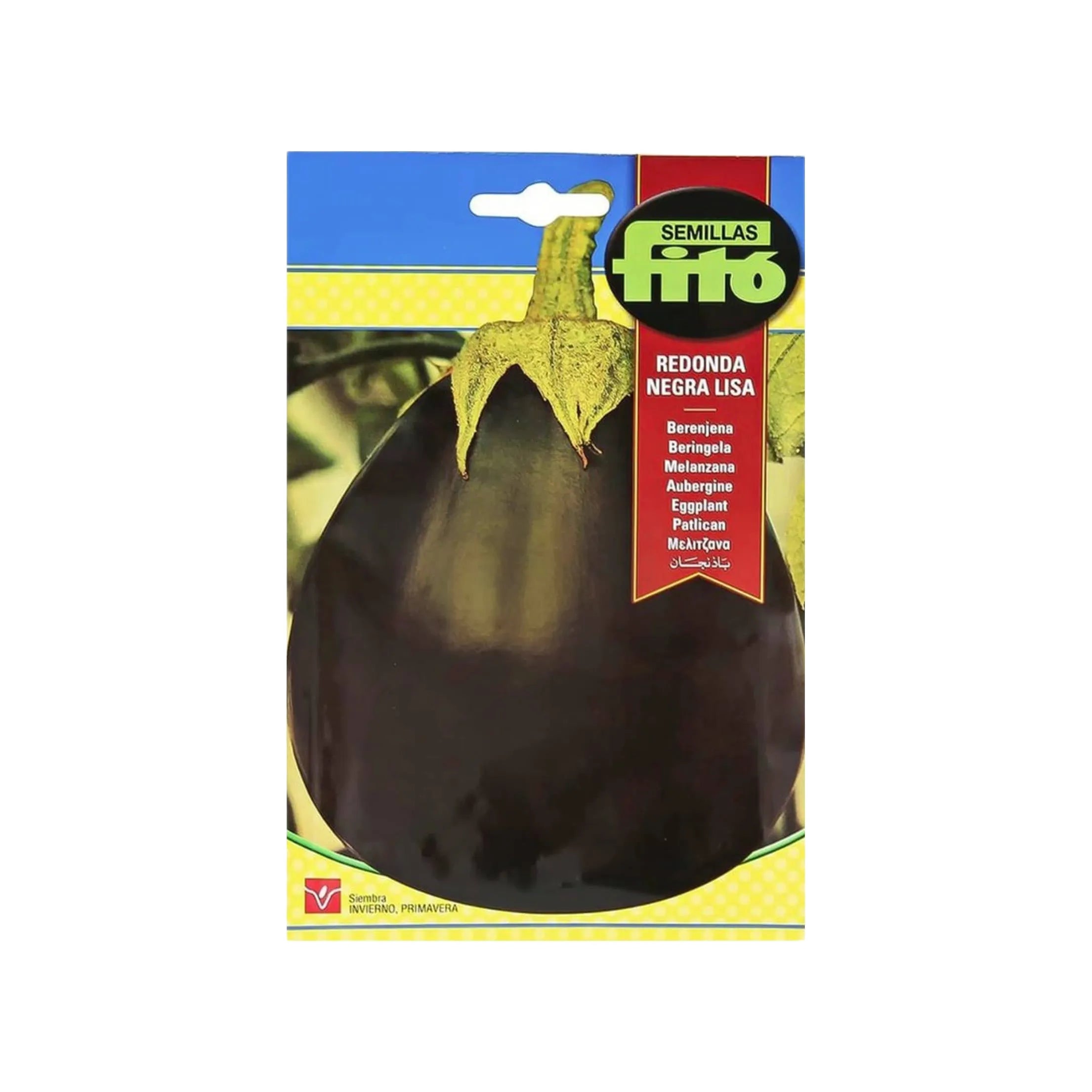 Fito Eggplant Ronde De Valence Seeds