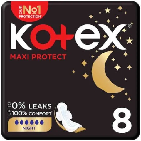 Kotex Feminine Pad Maxi Night 8 Pads