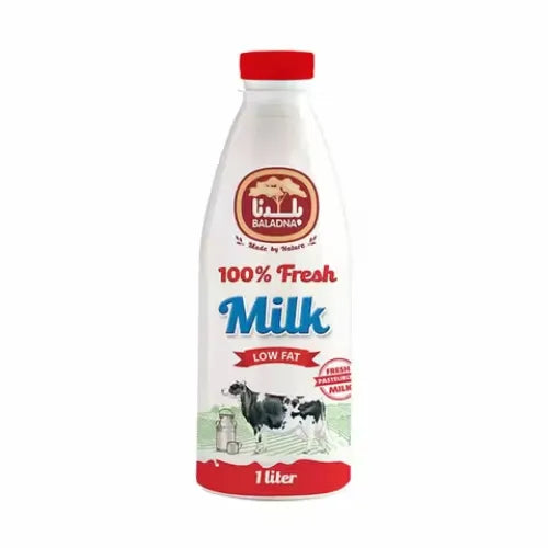 Baladna Low Fat Fresh Milk, 1L
