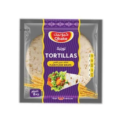 Qbake Tortillas Whole Wheat 8Pcs 420G
