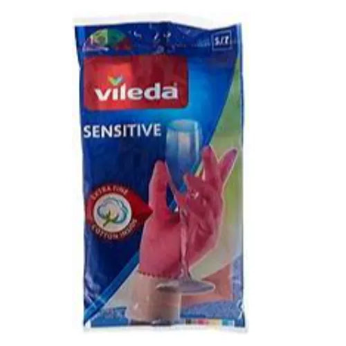 Vileda Sensitive Gloves - Small, 1 Pair