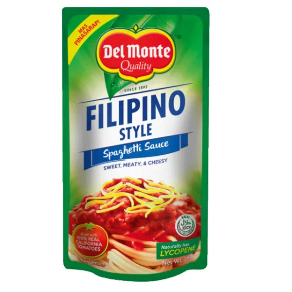DELMONTE SPAGHETTI SAUCE PILIPINO STYLE 250 GM