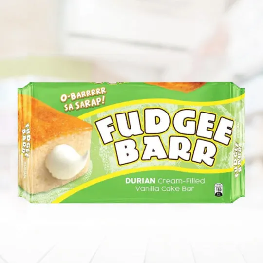Fudgee Barr Durian Cake Bar (10 Pcs X 39 G) 390 G