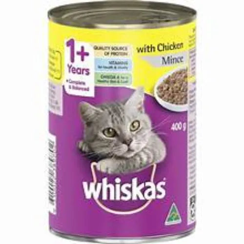 Whiskas Cat Food Mince Chicken 400 Gm