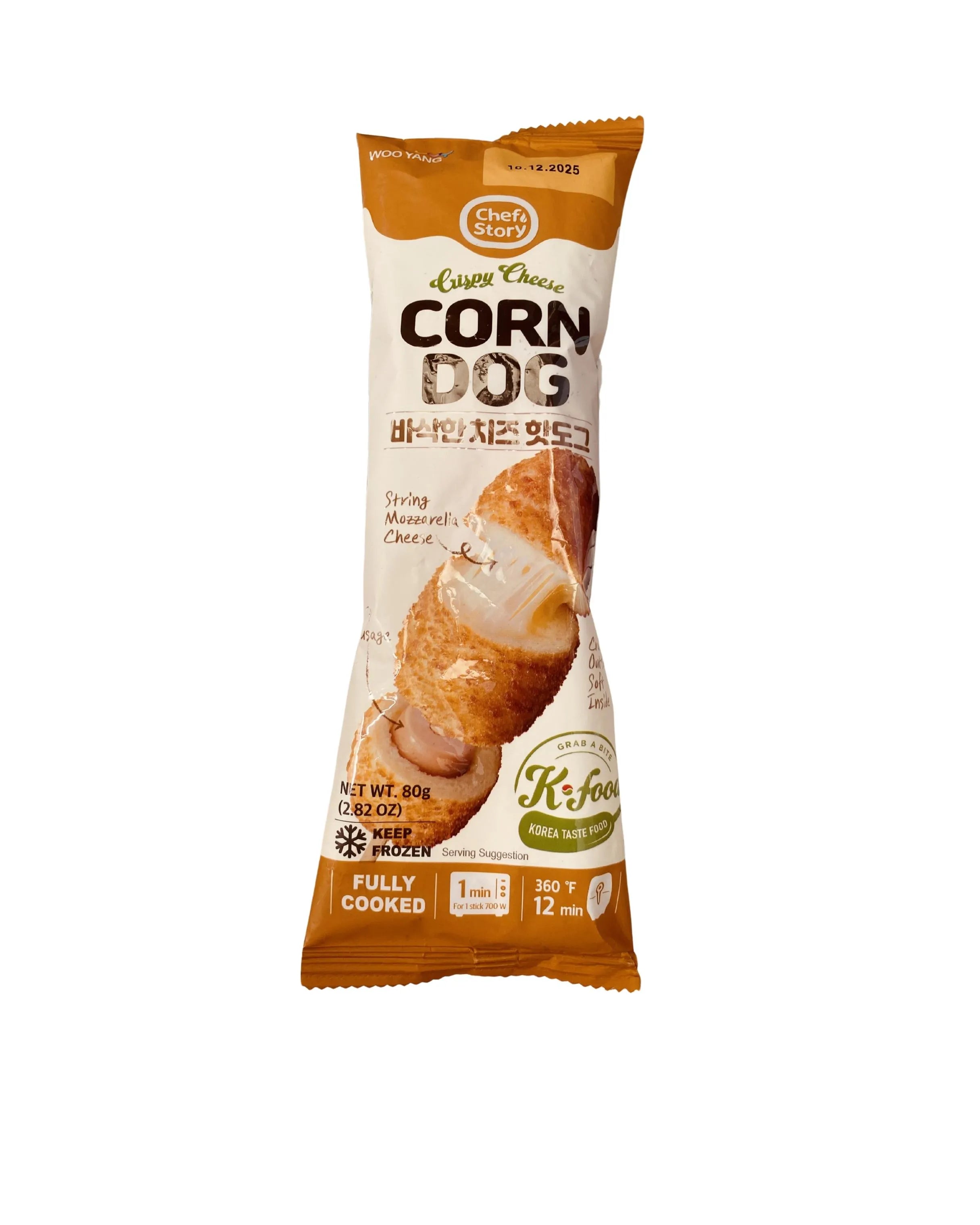Wooyang Cheese Corn Dog, 80G