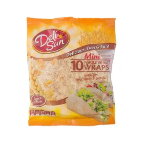 Deli Sun Mini Whole Wheat Wraps 10pcs
