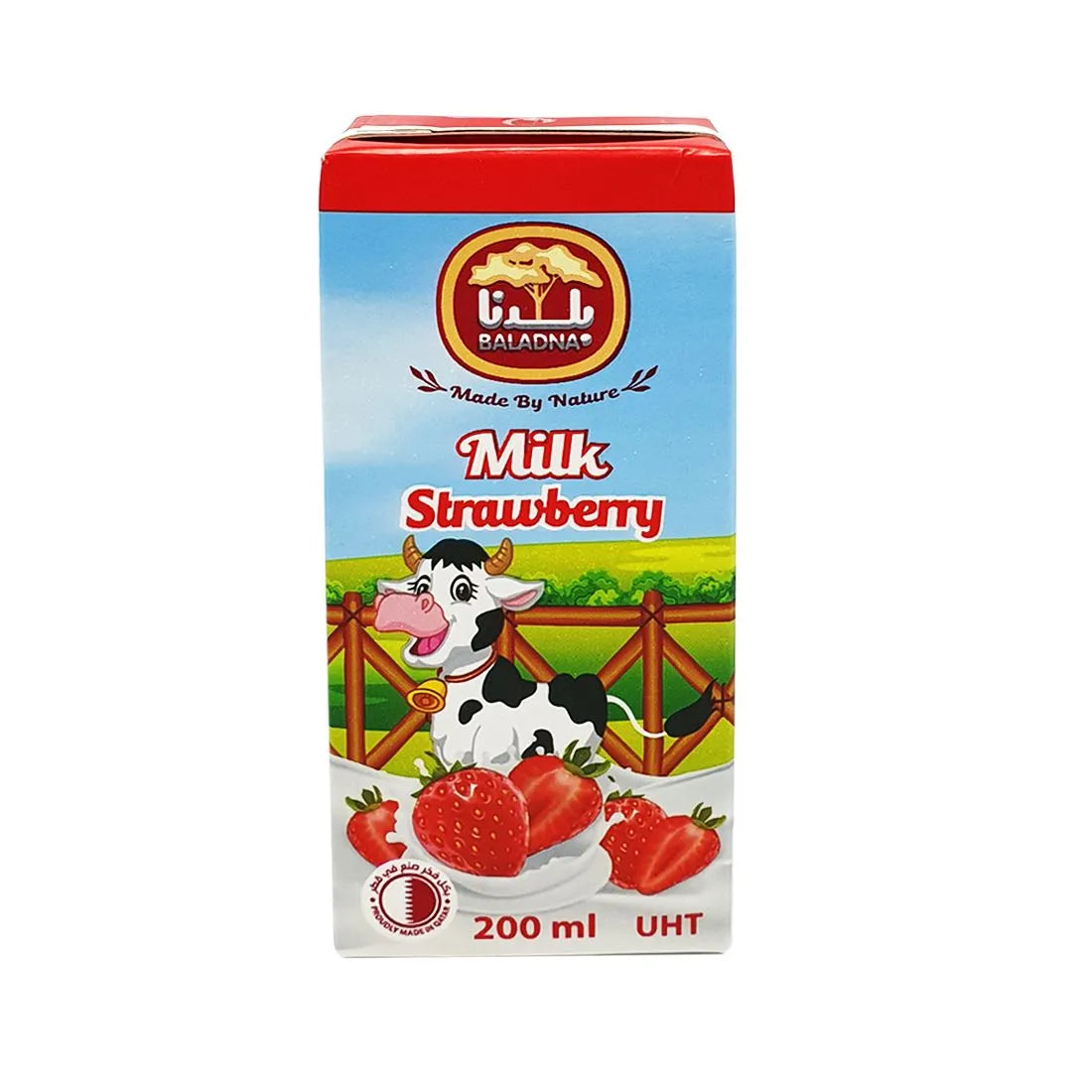 Baladna Uht Strawberry Milk, 200Ml