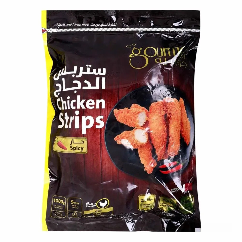 Gourmet Chicken Strips Spicy Breaded 1 Kg