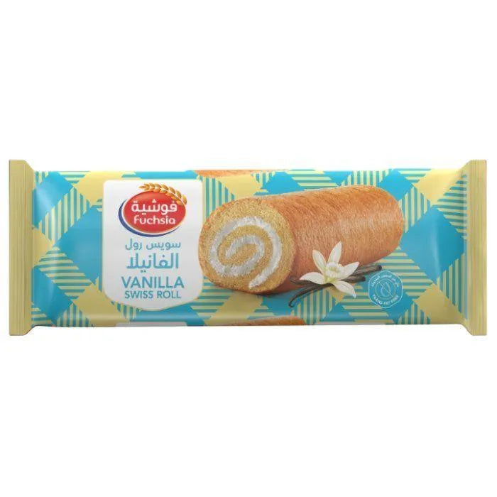 Fuchsia Vanilla Swiss Roll, 60G