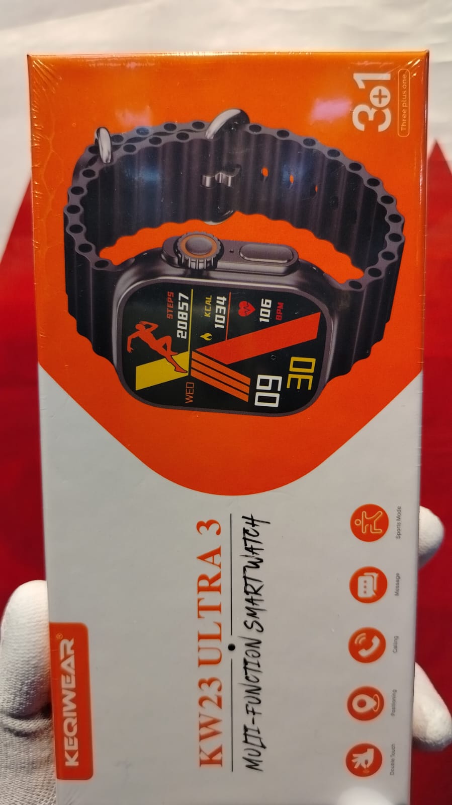 KeqiWear KW23 Ultra 3 Multi-Function Smartwatch(PS-6342)