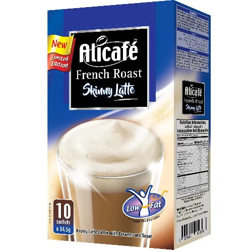 Alicafe Signature French Roast Skinny Latte Coffee, 10x14.5g
