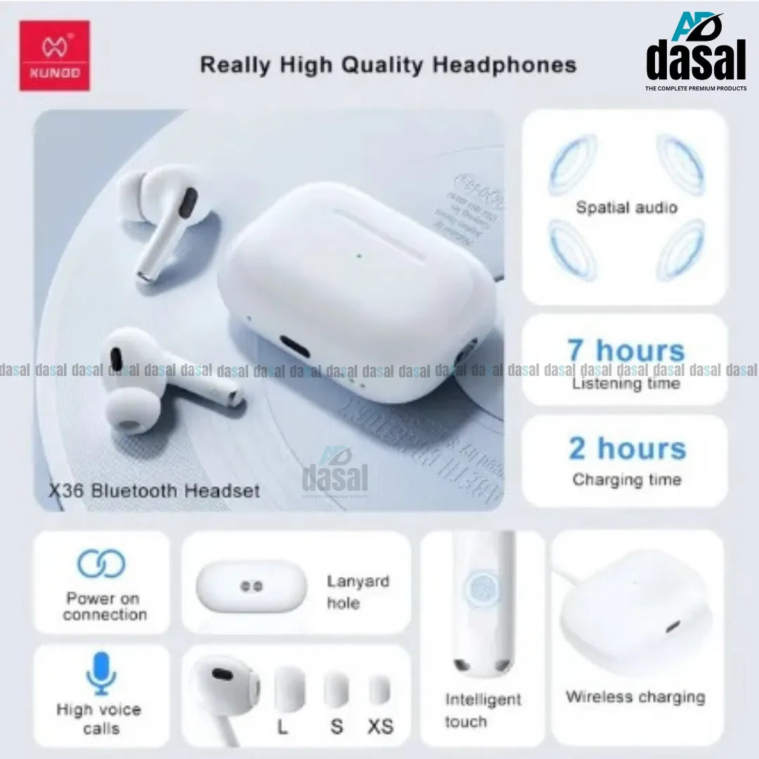 Airpods-Pro White _Xundd X36_7 Hour