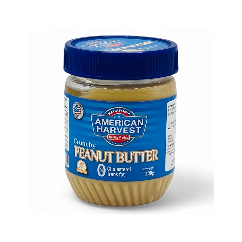 AMERICAN HARVEST PEANUT BUTTER CRUNCHY 200 GM