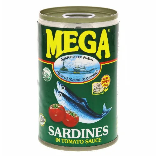 Mega Sardines In Tomato Sauce 155 G