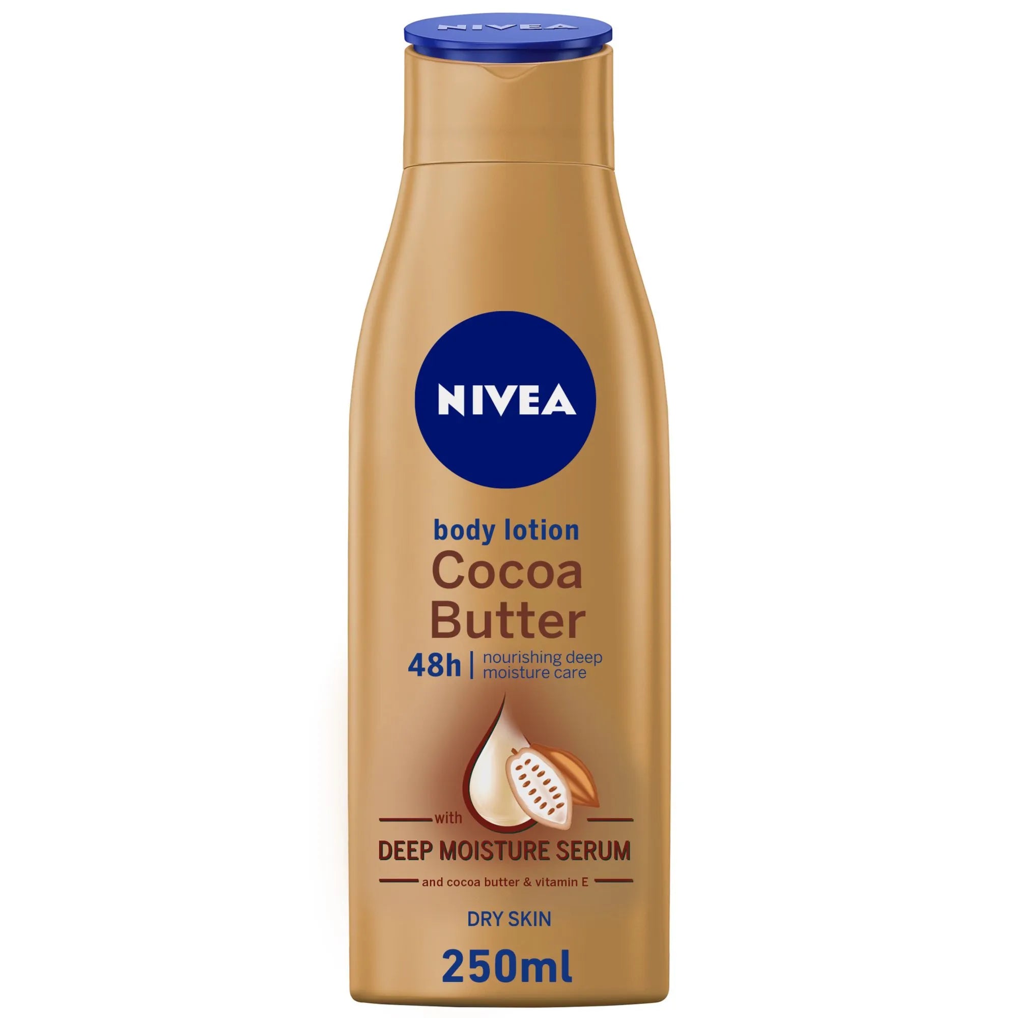 Nivea Body Lotion Dry Skin Cocoa Butter Vitamin E 250 Ml