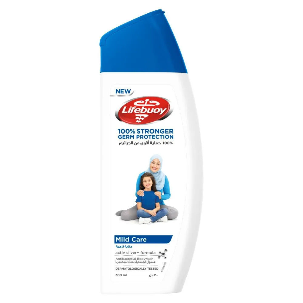 Lifebuoy Mild Care Antibacterial Body Wash, 300ml