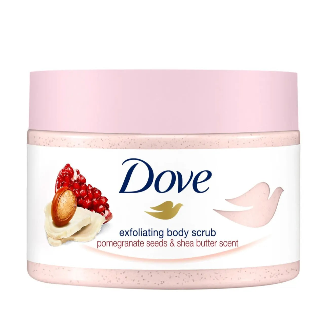 Dove Exfoliating Body Scrub with Pomegranate Seeds and Shea Butter, 225ml