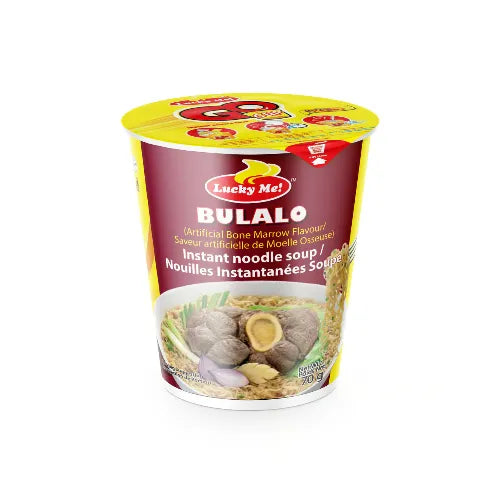 Lucky Me Regular Cup Bulalo Instant Noodles Soup, 70G
