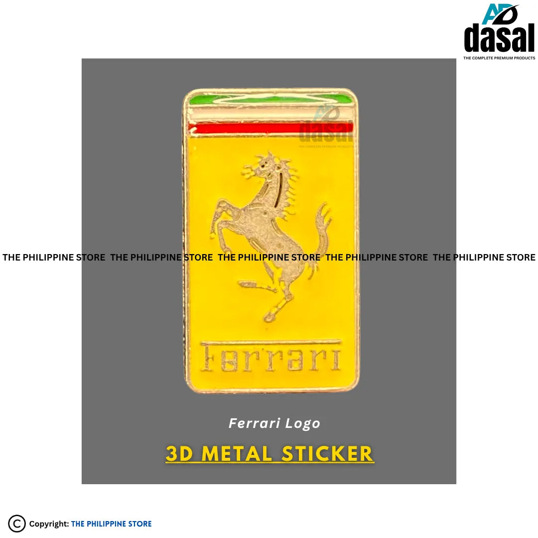 3D Metal Sticker- Ferrari Logo