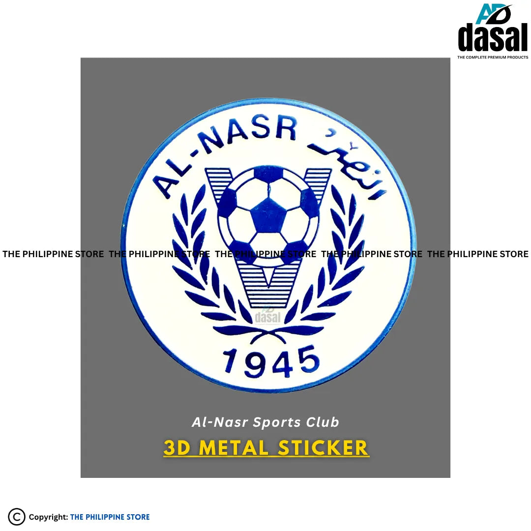 3D Metal Sticker- Al-Nasr Sports Club