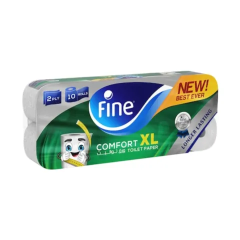 Fine Comfort XL 2 Ply, 10 Rolls Tissue