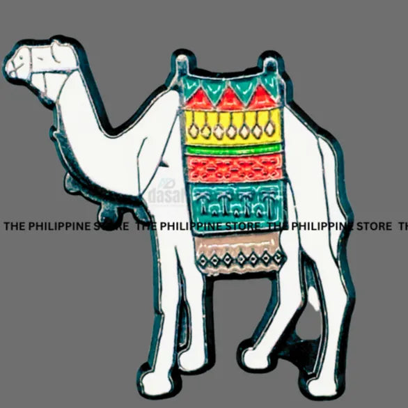 3D Metal Sticker- Traditional Camal