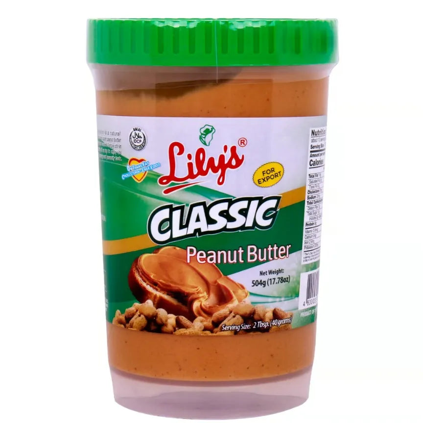 LILY'S CLASSIC PEANUT BUTTER 504G