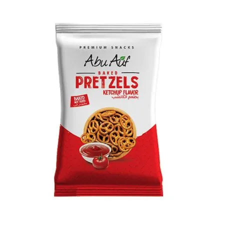 Abu Auf Ketchup Flavor Pretzels, 50g