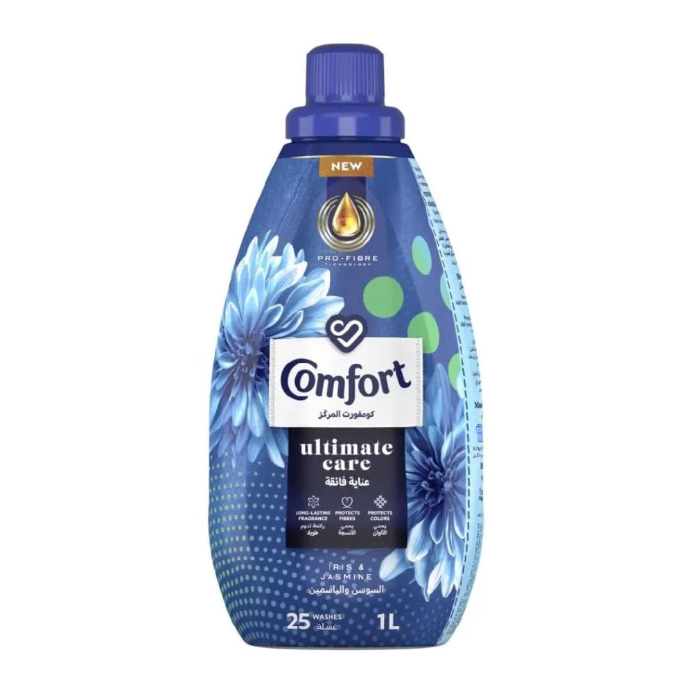 Comfort Concentrated Fabric Softener Iris & Jasmin, 1l