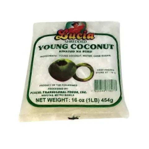 Lucia Shredded Young Coconut Frozen, 454g