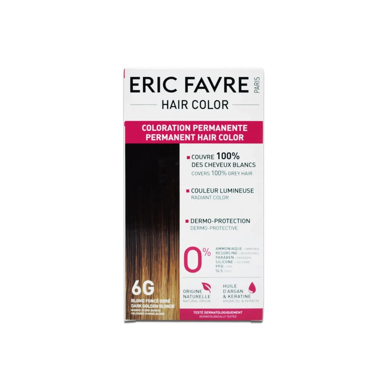Eric Favre Hair Color - Dark Golden Blonde 6g